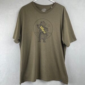 PrAna Bear Squeeze Journeyman 2 T Shirt Mens XL Organic Cotton Outdoor Gorpcore